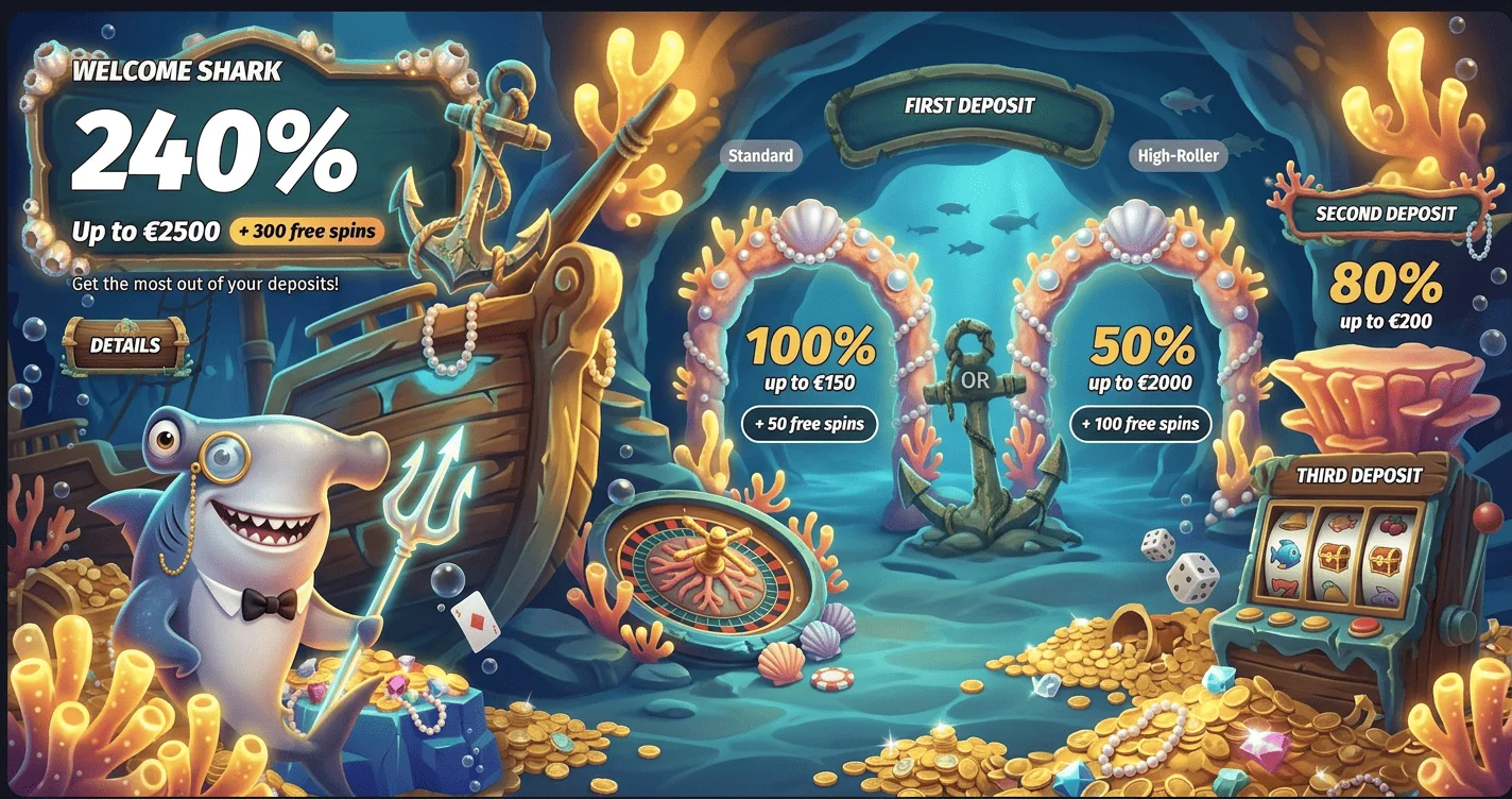 Winshark Wien Austria casino Wochenend-Reload 50% Bonus
